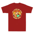 I Am A Sloths And Coffee Kinda Girl Vintage Men's T-Shirt Cotton Tee
