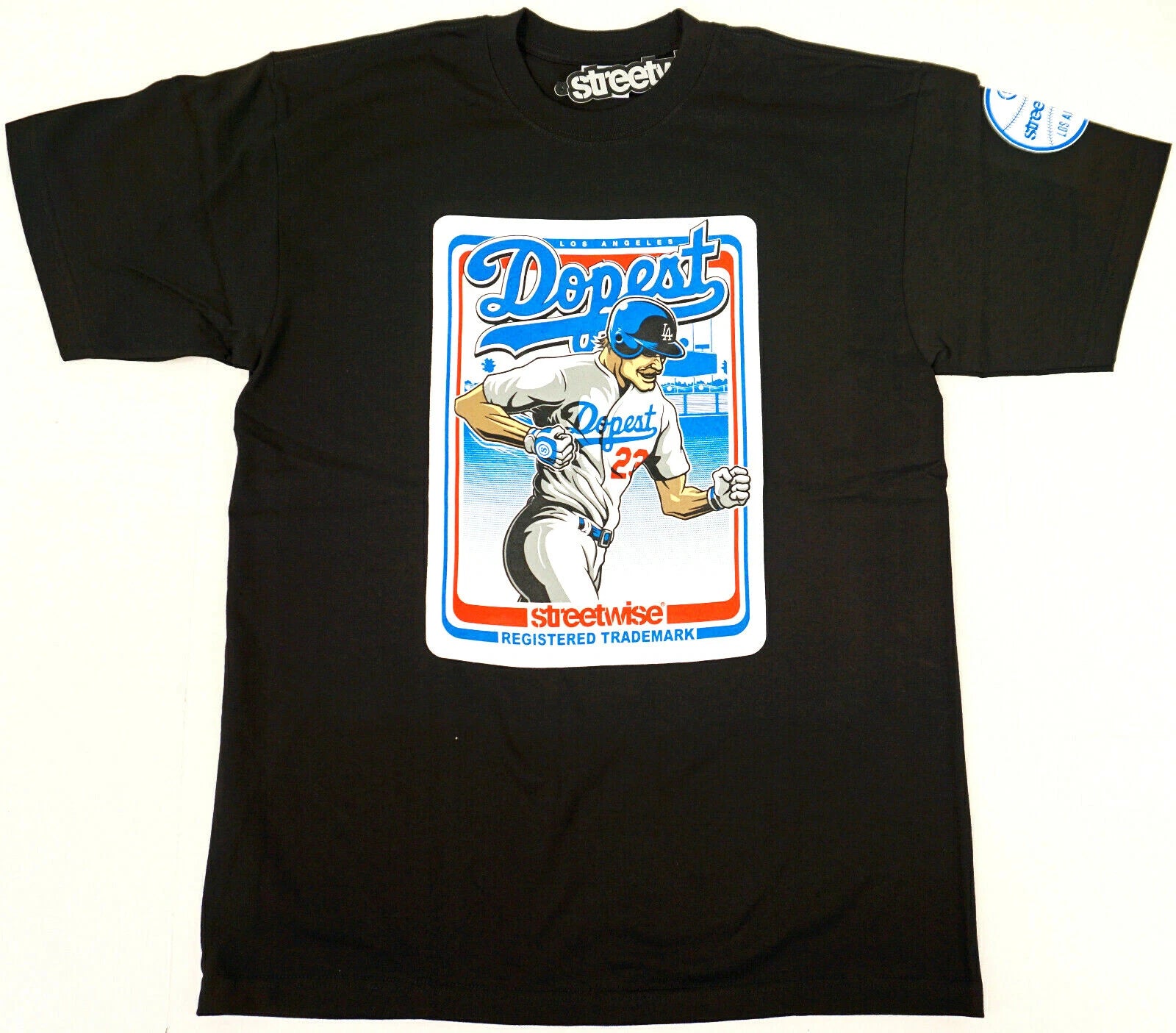STREETWISE GIBSON T-shirt Urban Streetwear Tee Mens Black NWT