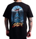 Sullen Shark Attack Black Premium T Shirt UK M-3XL UK No Duty