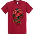 NEW Art Society EYEBALL ROSE RED Tee Shirt SMALL-4XLARGE MADE IN USA
