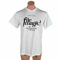 Vintage 90s Westbrook Technologies FILE MAGIC t-shirt L USA Office Humor Parody