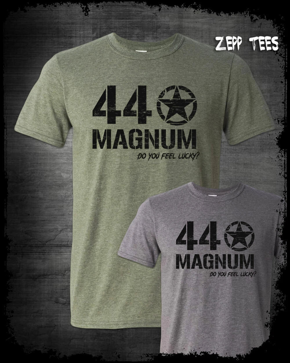 44 Magnum T-Shirt Dirty Harry Do You Feel Lucky 44 Mag Revolver Gun Guy Eastwood