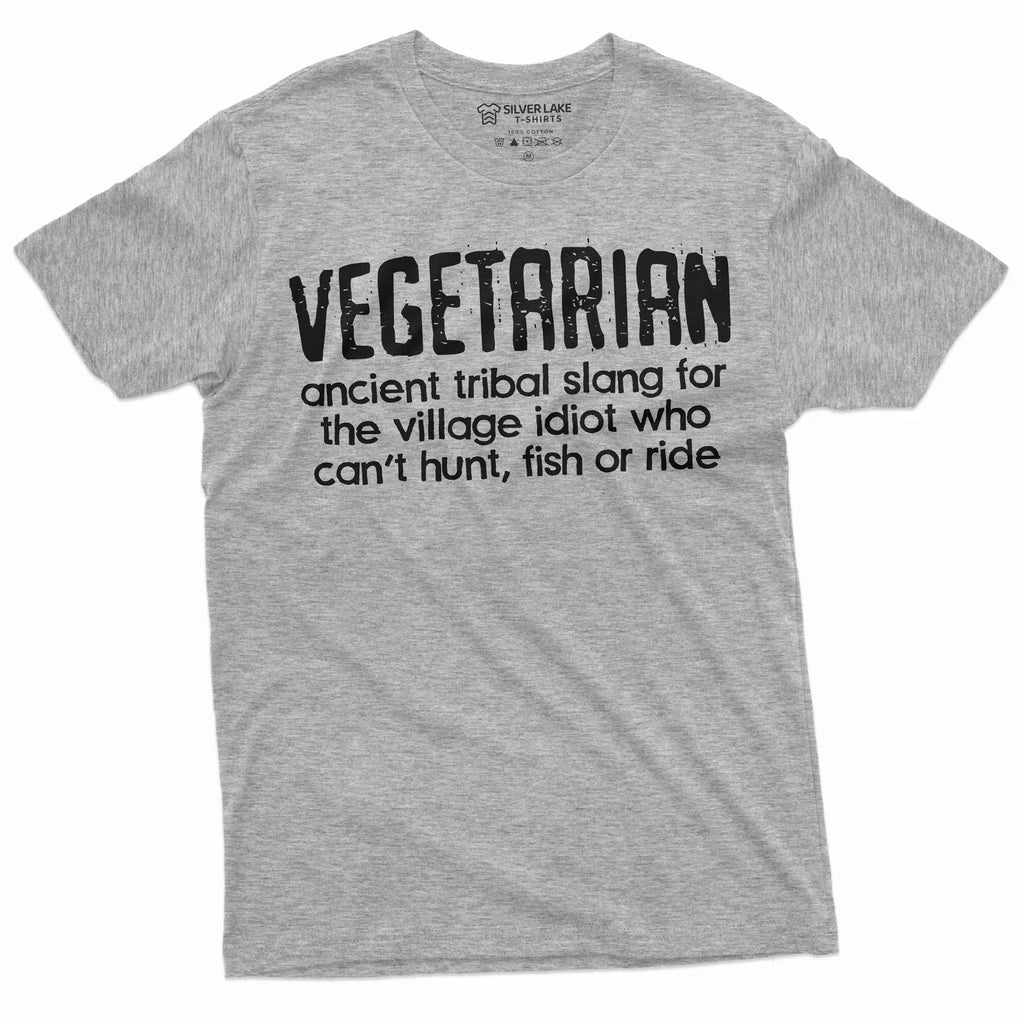 Vegetarian Funny Definition T-shirt Humorous Foodie Gift Anti vegetarian Tee