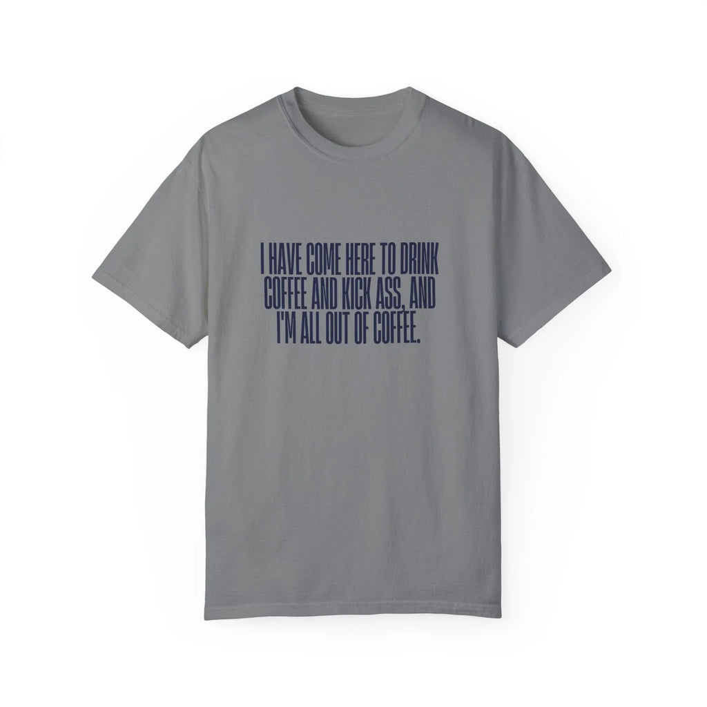 Funny Coffee Lover T-Shirt, Humorous Gift for Coffee Addicts, Unisex Tee