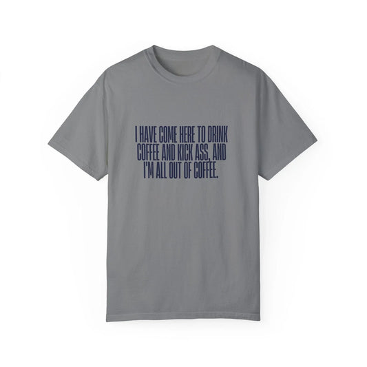 Funny Coffee Lover T-Shirt, Humorous Gift for Coffee Addicts, Unisex Tee
