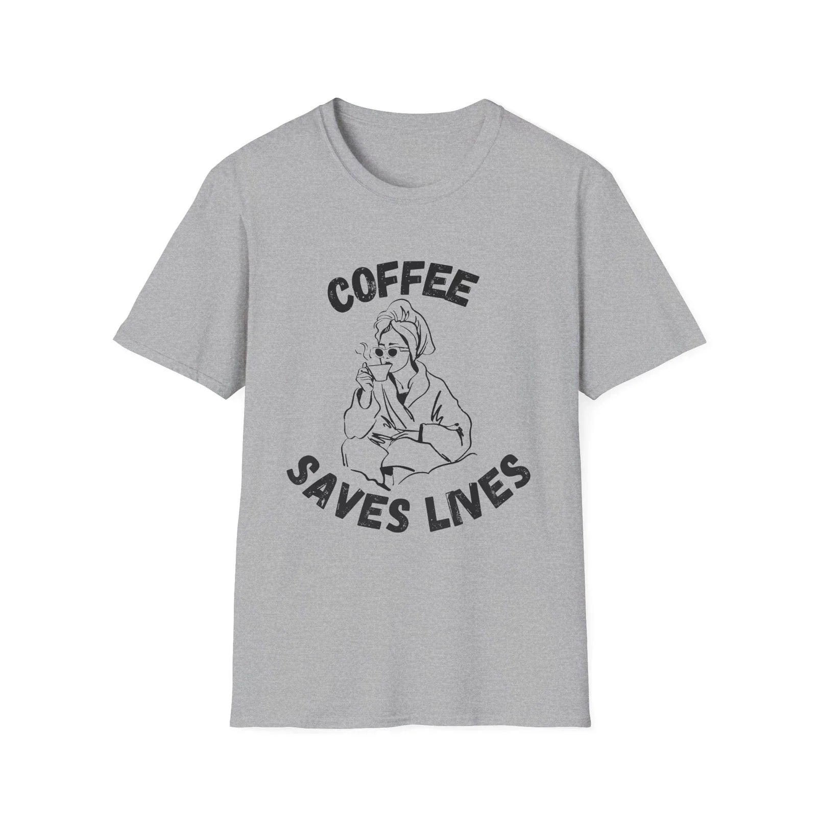 Coffee Saves Lives Unisex Softstyle T-Shirt