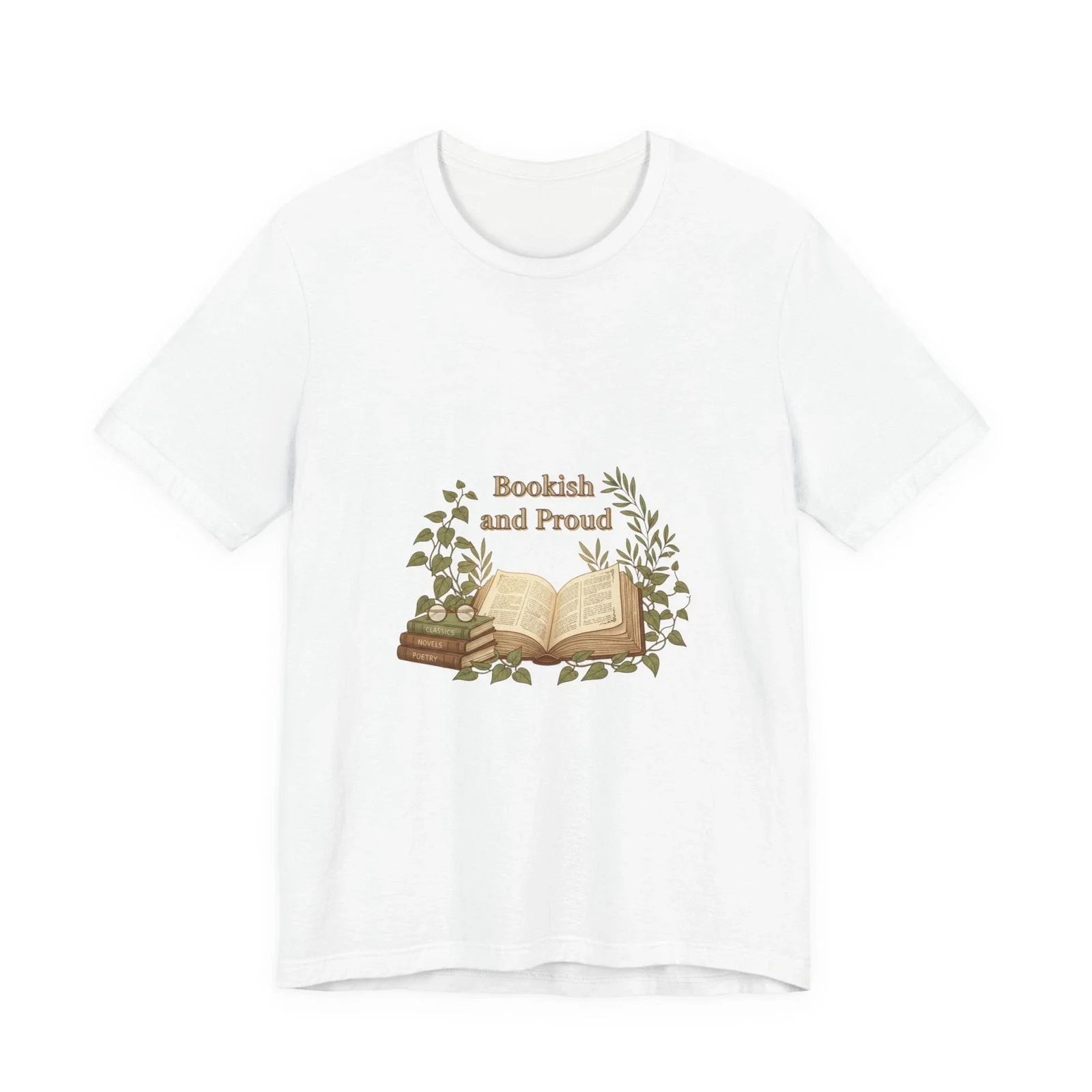 Bookish and Proud Tee | booklover shirt, reading aesthetic