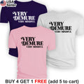 Very Demure Mindful T-Shirt Cutesy Funny Viral TikTok Meme Trend Challenge BVD01
