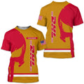 Dhl Skull Custom Name T-Shirt 3D Men and Women Size S-5XL HS666