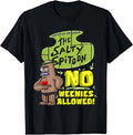 Salty Spitoon No Weenies Allowed Spongebob Gym Bodybuilder T-Shirt