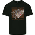 Engines & Beer Cars Hot Rod Mechanic Funny Mens Cotton T-Shirt Tee Top