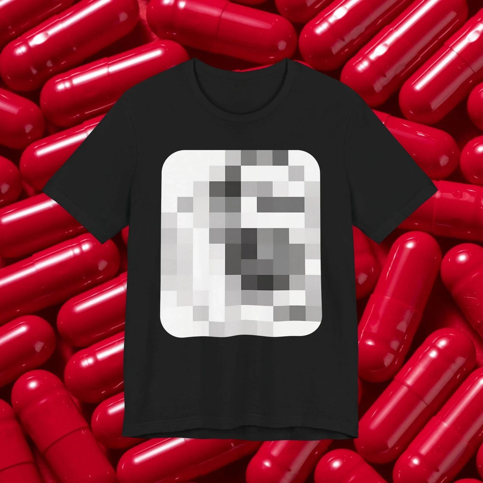 Guess who? IYKYK, Pixelated Tee | Censored Meme T-Shirt, Bad Goy, Based 4chan