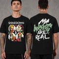 Shinedown Comic Style Band Monsters Are Real Vintage Graphic T-Shirt