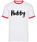 Hubby - Mens Ringer - Husband Groom Married Wedding Couple Love Cute