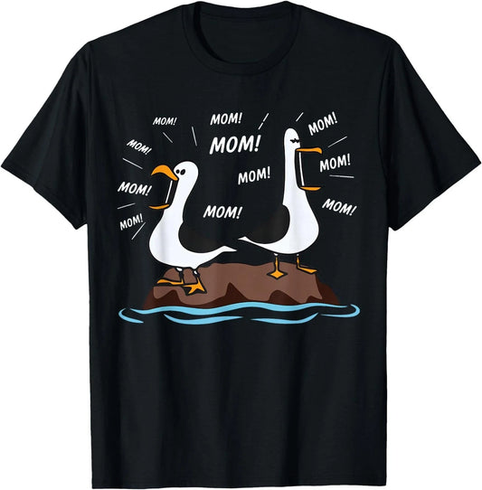 Mom Seagull Funny Mama Seagulls Mothers Day Humor T-Shirt