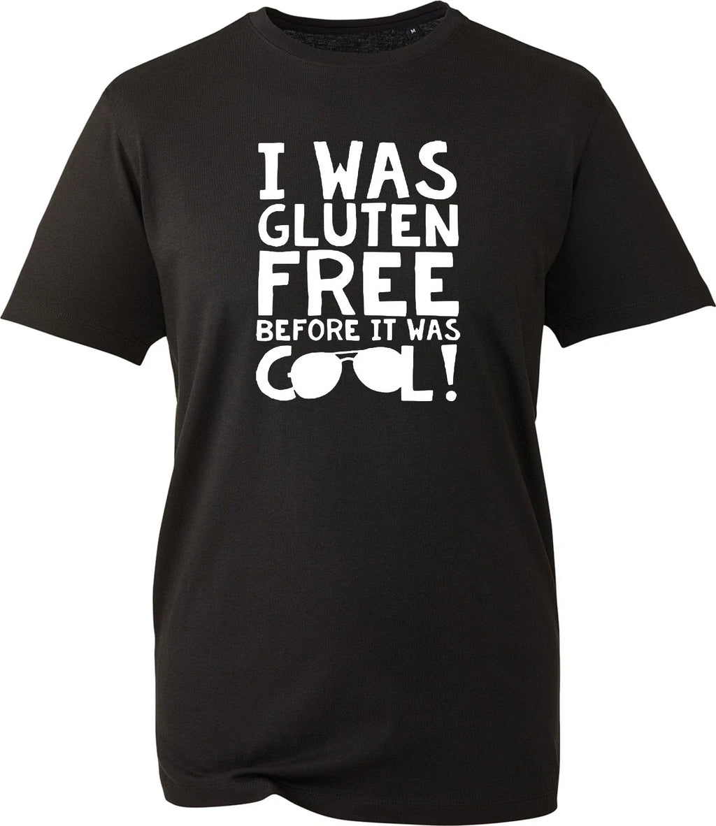 Gluten Free T-Shirt Funny Coeliac Disease Awareness Slogan Tee Black Top UK New