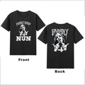 Unholy Nun F I Give? Nun Funny Satanic Tattoos Unholy Evil T-Shirt