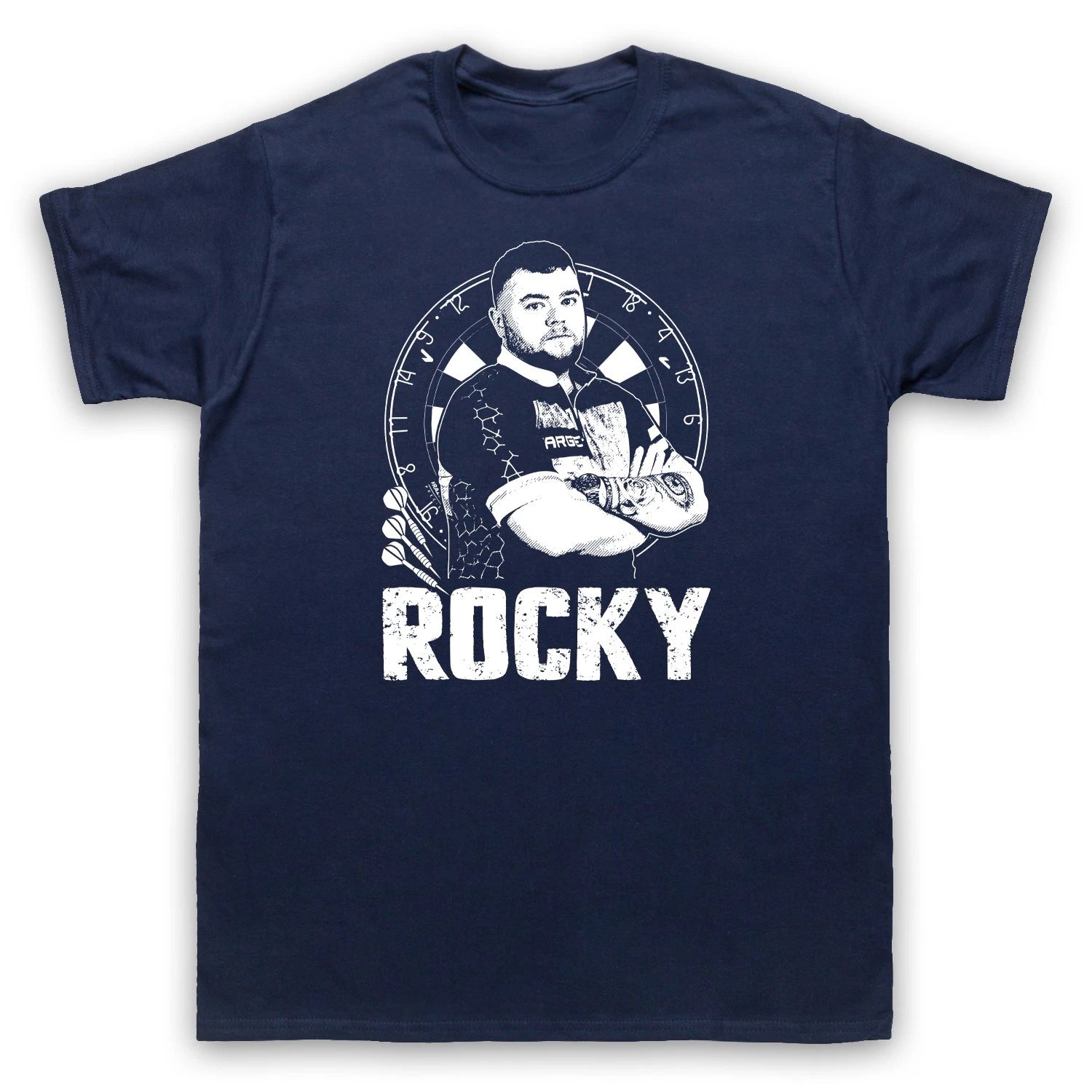 Josh Rocky Darts Tribute Rock T-Shirt All Sizes Cols