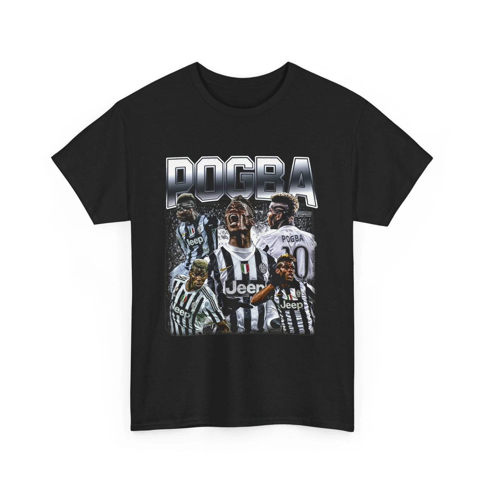 Retro Vintage 90s Graphic Paul Pogba T-Shirt, Juventus Tee, Soccer T-Shirt