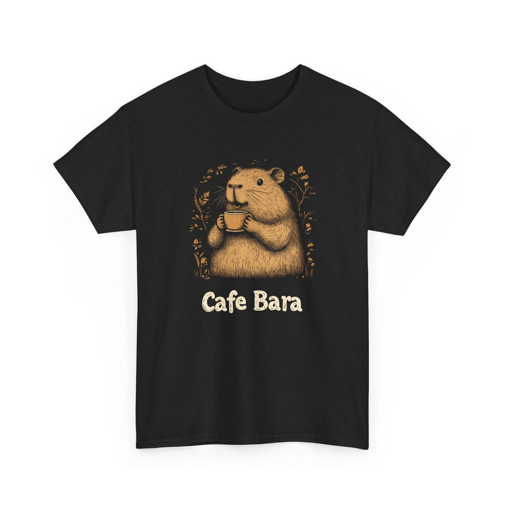 Funny Coffee T-Shirt | I Need More Coffee | Cafebara Capybara Coffee