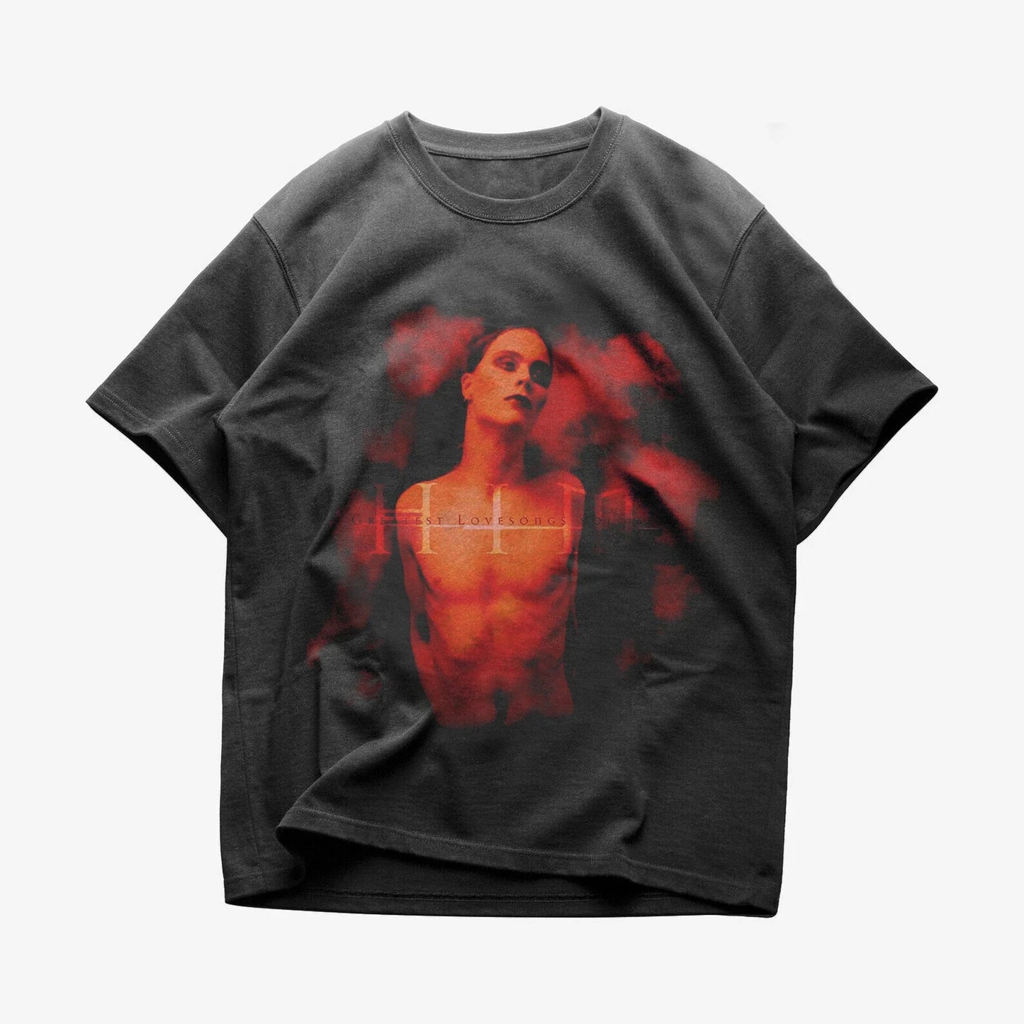 HIM Band Tee Greatest Lovesongs Vol 666 Album Cover T-Shirt Ville Valo up to 5xl