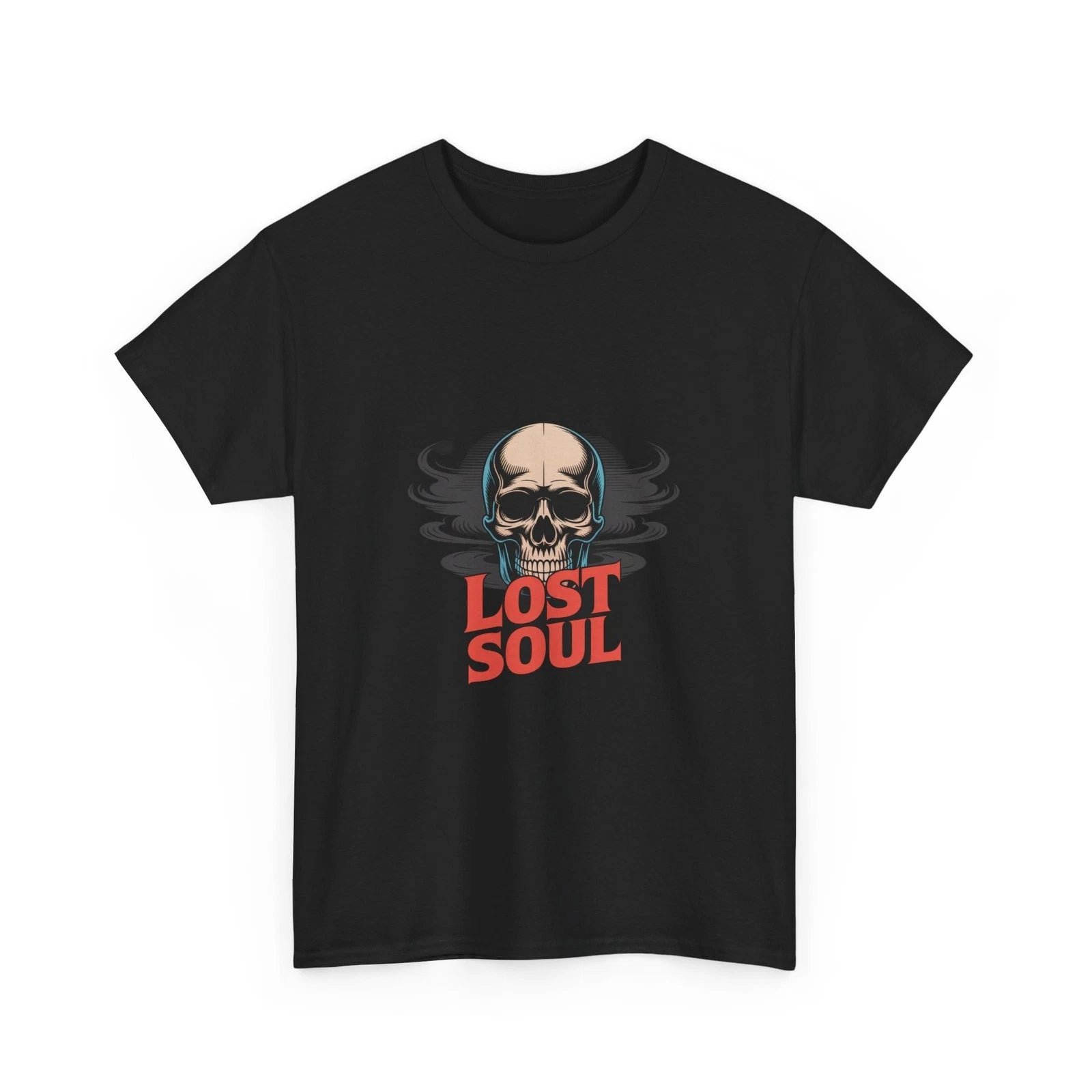 Impressley Lost Soul Skull Graphic T-Shirt – Edgy Gothic Horror Unisex Shirt