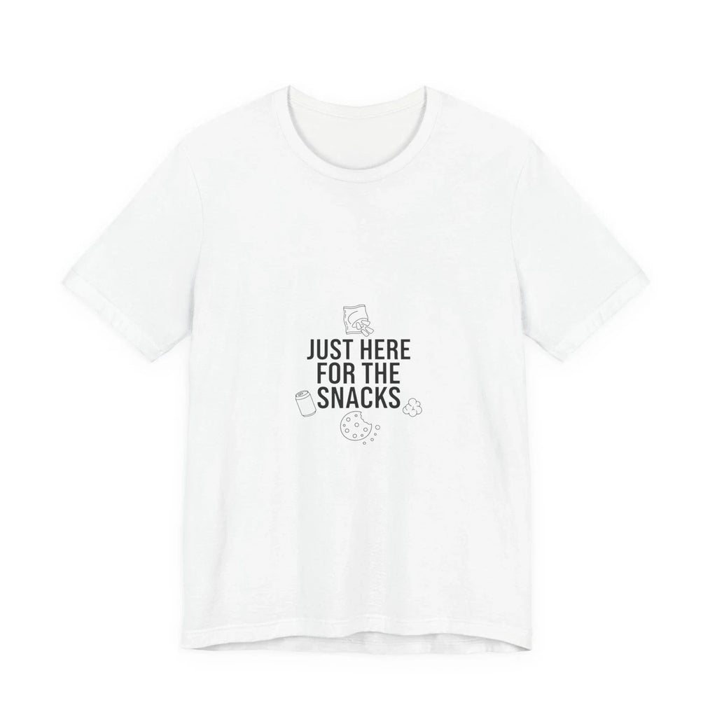 Just Here For The Snacks T-Shirt | sarcastic shirt, introvert tee