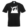 Grumpy cat meme no T-shirt motif printed fun shirt design print