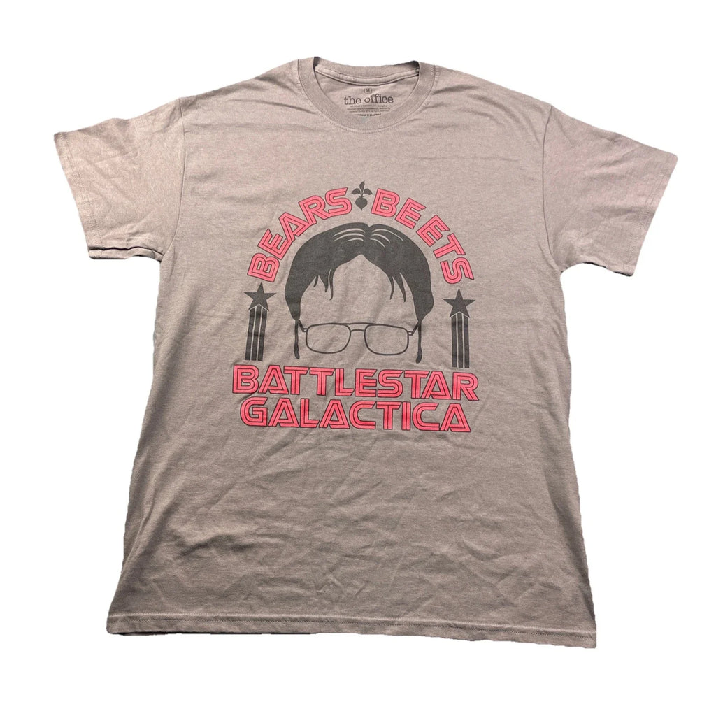 The Office Dwight “Bears Beets Battlestar Galactica” Funny T-Shirt Men’s Size M