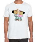 Chill Couple Funny Meme Chill Guy Men's Printed Cotton Unisex T-shirt Top Tee