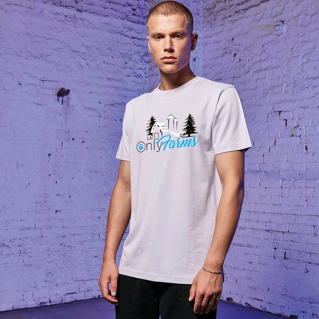Unisex T-Shirt-OnlyFarms Christmas-Novelty Funny Humour Secret Santa