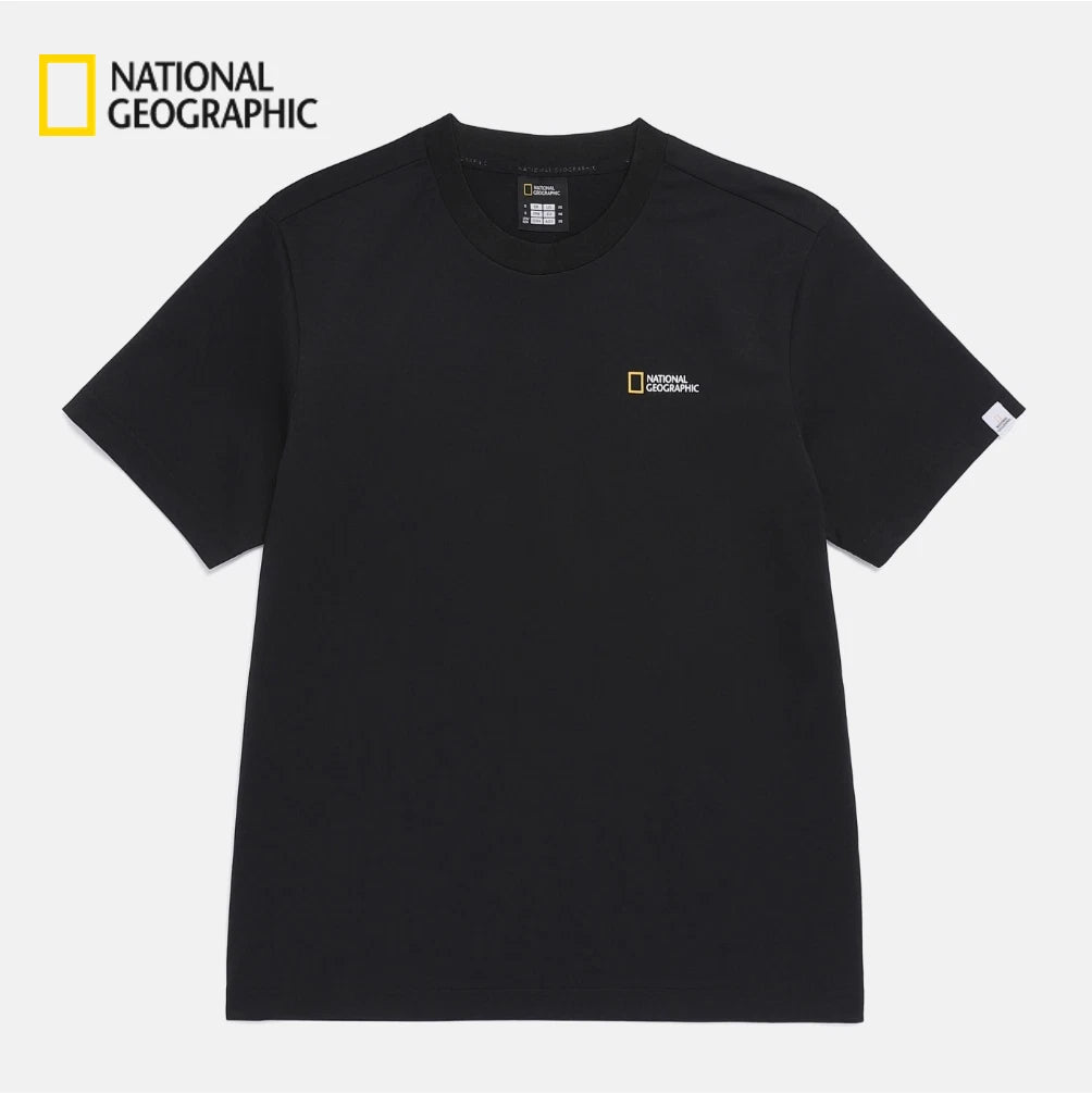 NEW National Geographic Sorona Cool Touch Short-Sleeve T-Shirt BLACK Asian Fit