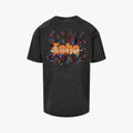 Vibrant T-Shirt, Echo Frenzy Tee with Dynamic, Urban Style Oversized T-Shirt