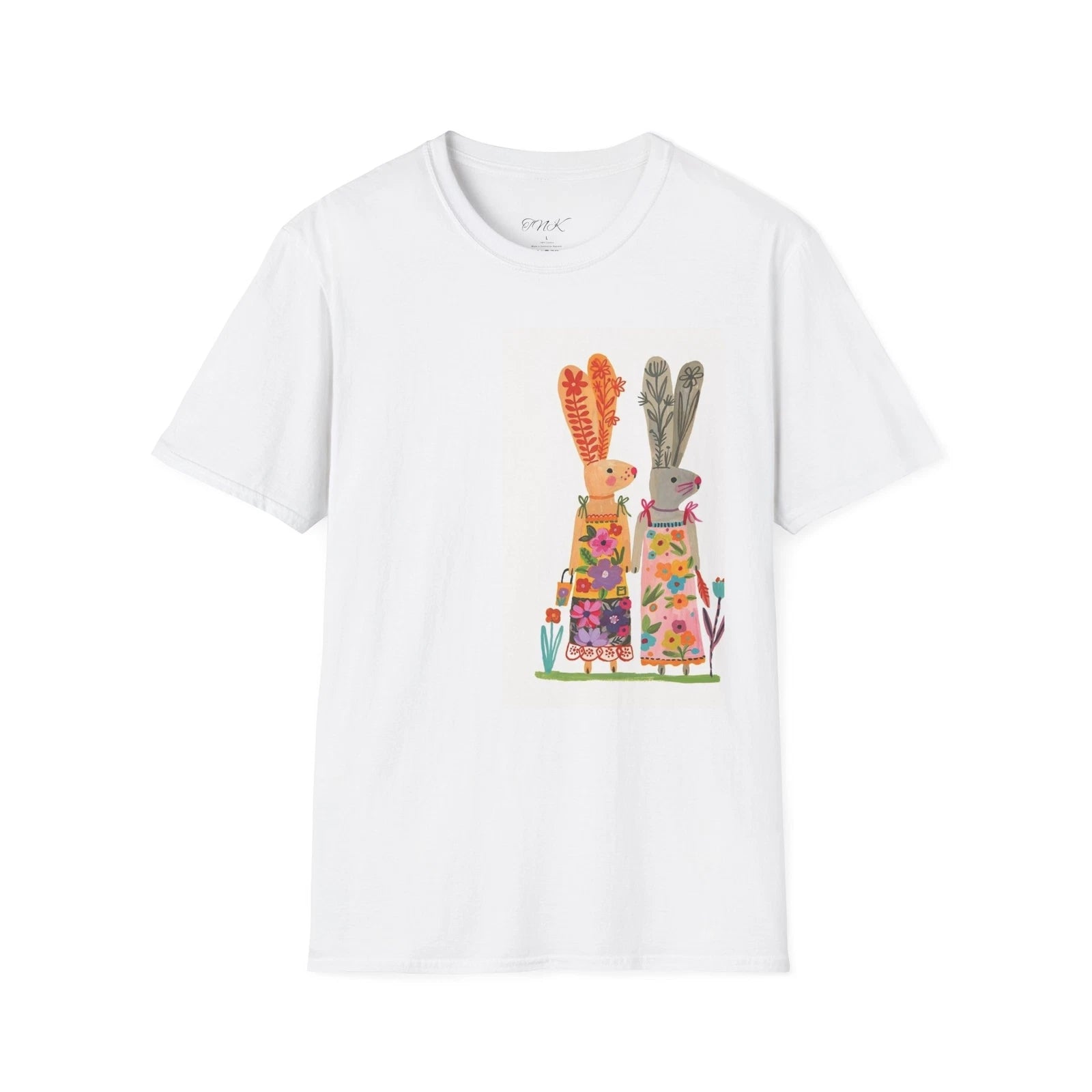 T-Shirt, Cute Animal Tee, Spring Outfit, Gift for Rabbit