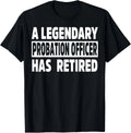 Retired Probation Officer Apparel - Novelty Officers Design T-Shirt