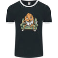 Funny Lazy Couch Potato Watching TV Mens Ringer T-Shirt FotL