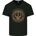American Legend Biker Motorcycle Motorbike Mens V-Neck Cotton T-Shirt