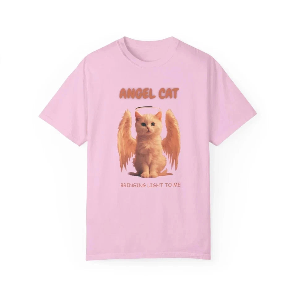 Cute Cat Graphic Unisex Oversized Round Neck T-Shirt – Stylish Casual Cotton
