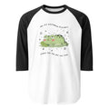 Autoimmune Humor Frog Raglan 3/4 Sleeve Spoonie Tee