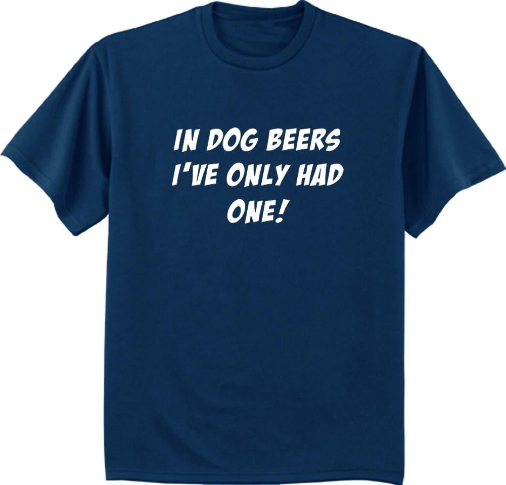 Mens Big and Tall Shirts Funny Saying Dog Beers Graphic Tee Bigmen Clothing