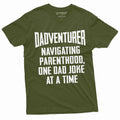funny Dadventurer fathers day gift humorous dad joke shirt christmas gifts