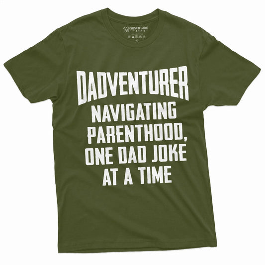 funny Dadventurer fathers day gift humorous dad joke shirt christmas gifts