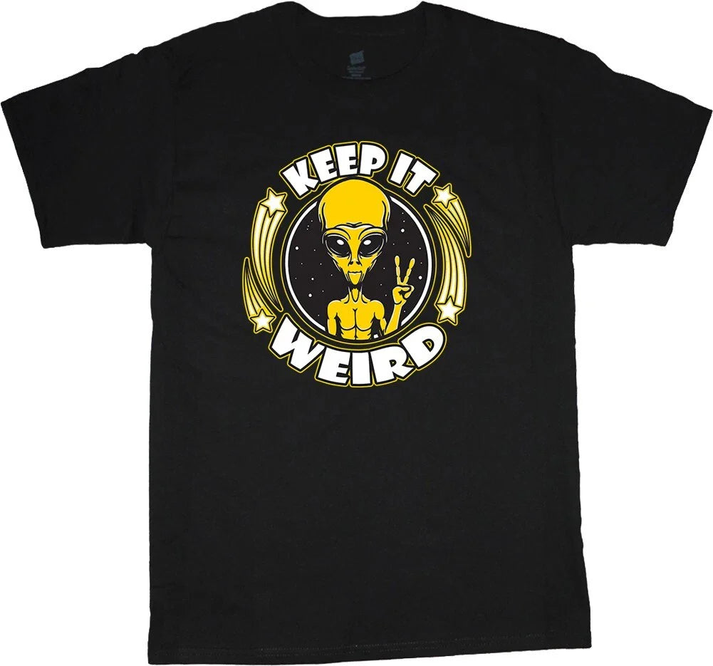 Funny Alien T-shirt Mens Graphic Tees Funny Saying Dad Jokes Fathers Day Gifts