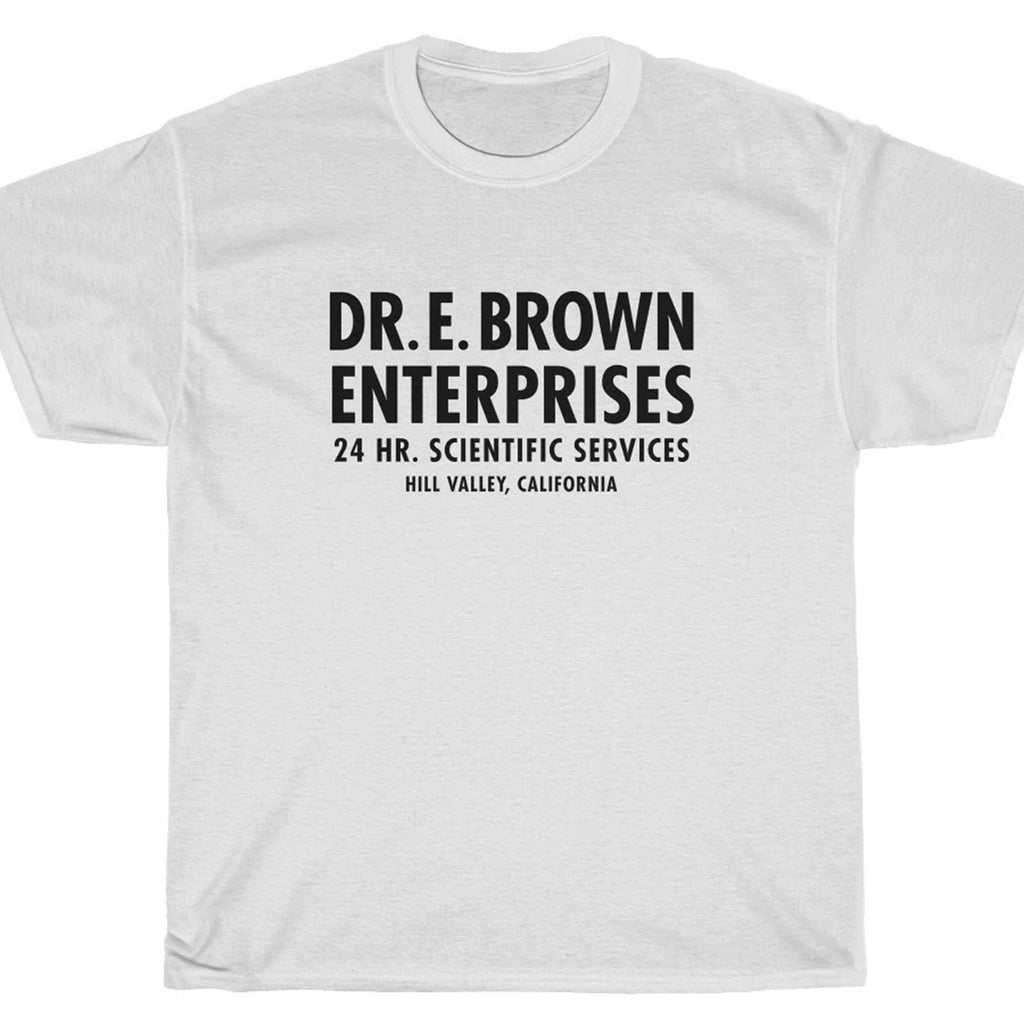DR. E. BROWN SCIENTIFIC SERVICES T-Shirt - BTTF Hill Valley