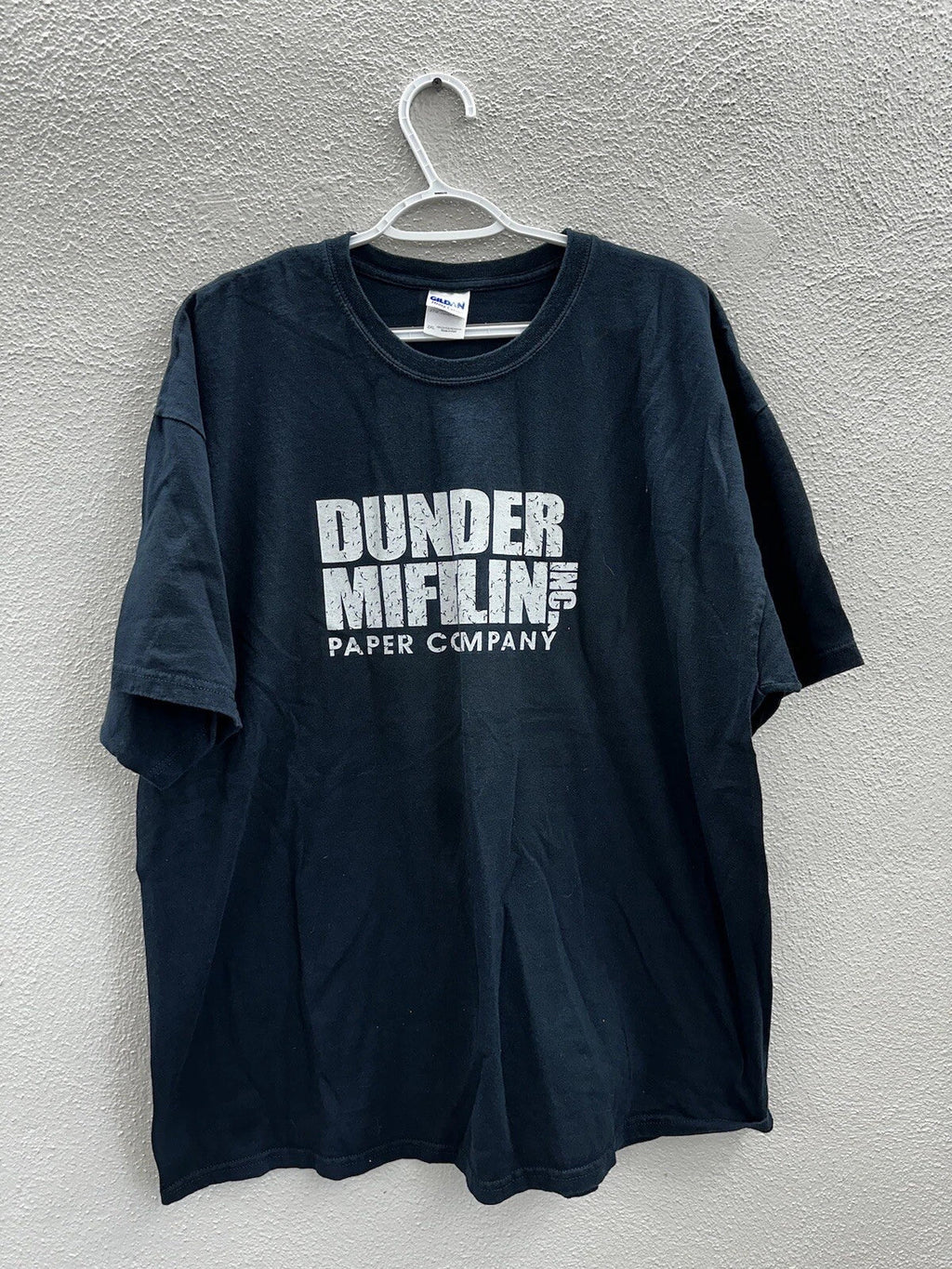 Gildan Brand T-Shirt Size 2XL Dunder Mifflin The Office Black Short Sleeve