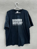 Gildan Brand T-Shirt Size 2XL Dunder Mifflin The Office Black Short Sleeve