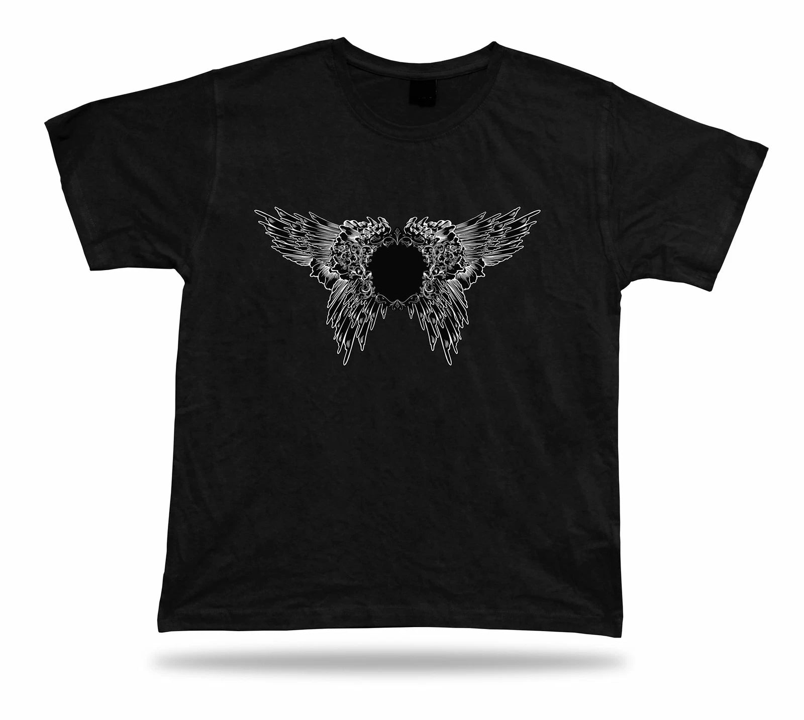 Black and white Floral Wings t shirt tee unique idea modern stylish design
