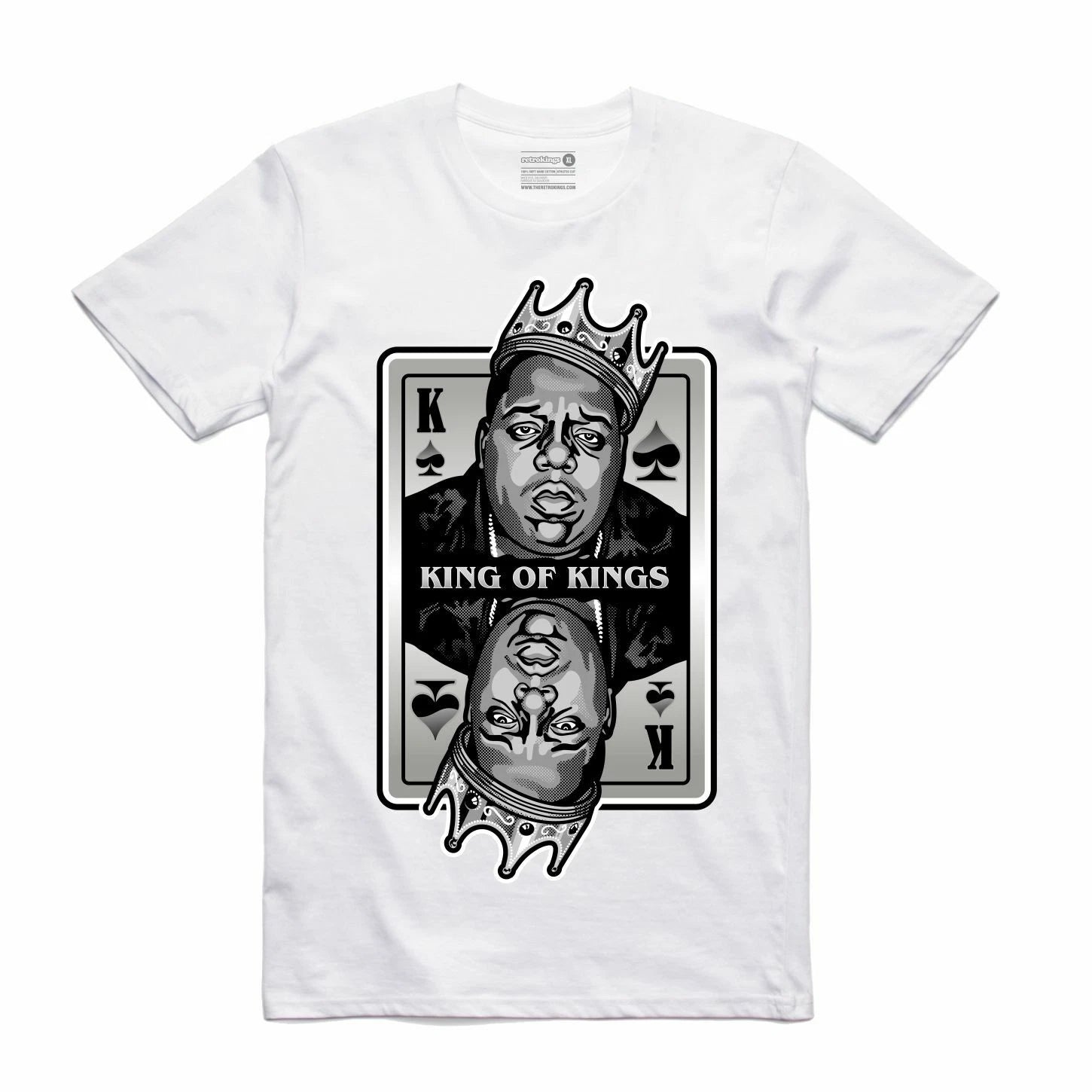 NEW Streetwear on Demand NOTORIOUS KING OF KINGS WHITE Tee Shirt SMALL-3XLARGE