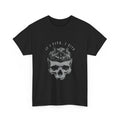 If I Fits I Sits Black Cat Skull Gothic Humor Women Men Shirt
