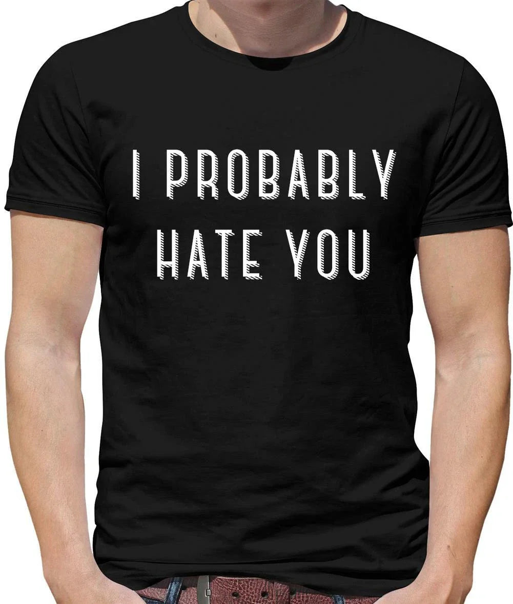 I Probably Hate You Mens T-Shirt - Song - Meme - Banter - Joke - Funny